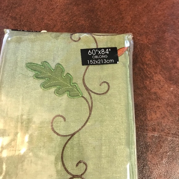 Table Cloth by Chris Madden. 60” x 84 “ - Picture 2 of 3